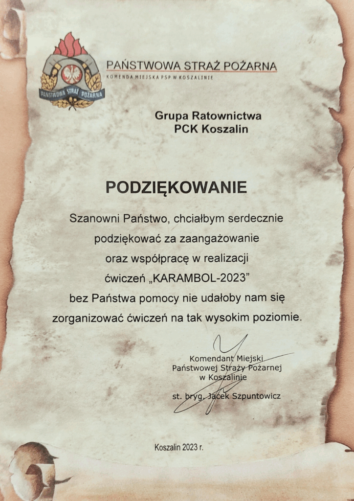 Wyróżnienia PCK Koszalin (6)